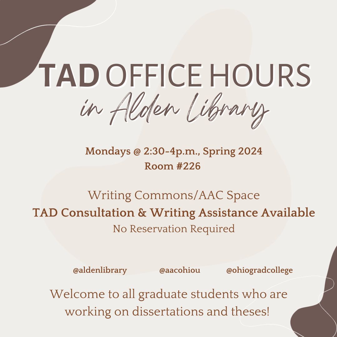 graduate college host thesis and dissertation office hours